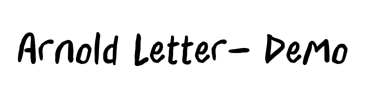 Arnold Letter- Demo  नि: शुल्क फ़ॉन्ट्स डाउनलोड
