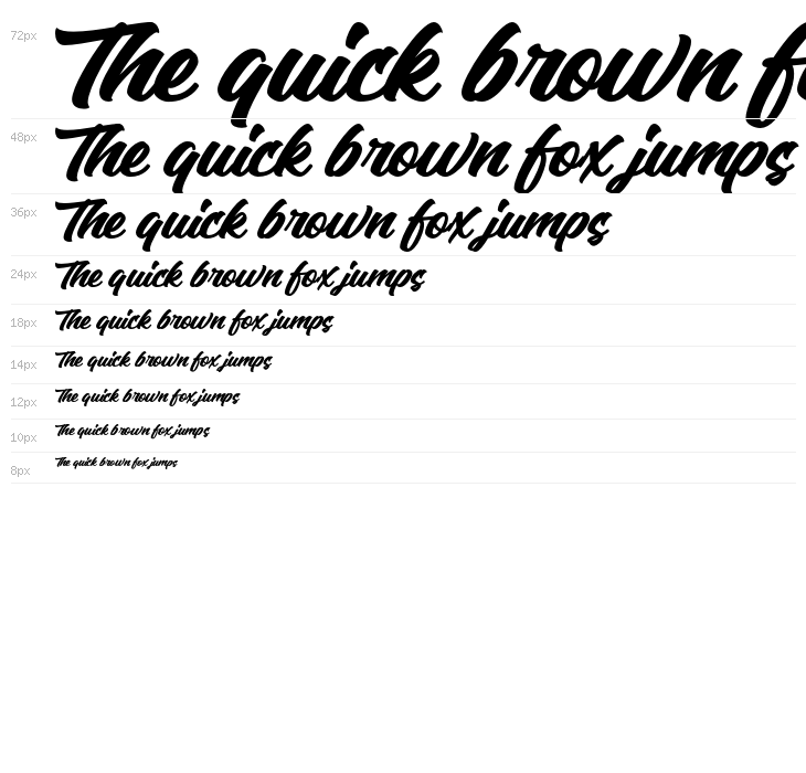 Arnolde Script PERSONAL USE Regular Waterfall