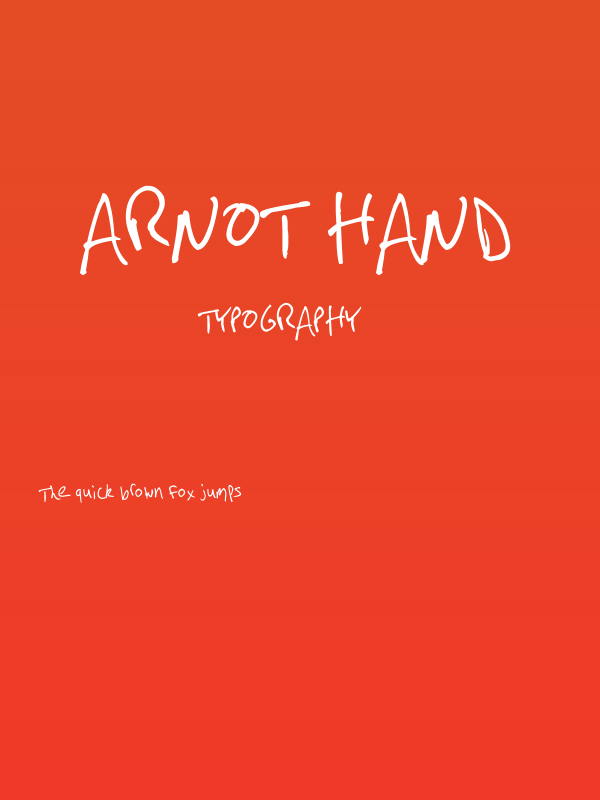 Arnot Hand Poster