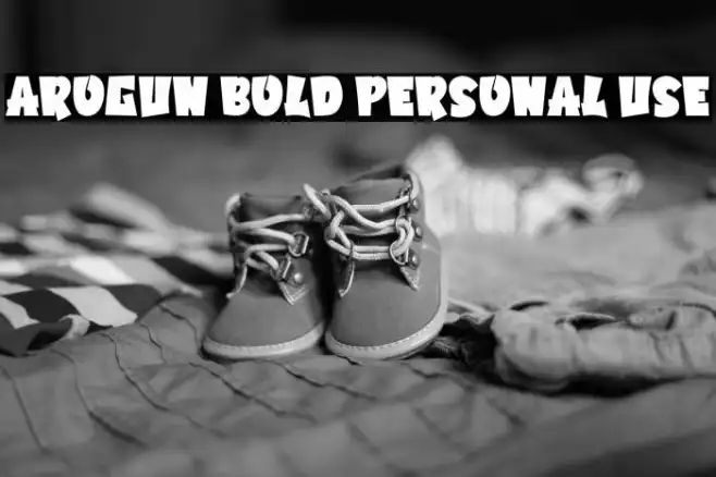 Arogun Bold Personal Use Example 2
