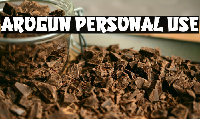 Arogun Personal Use Example 2