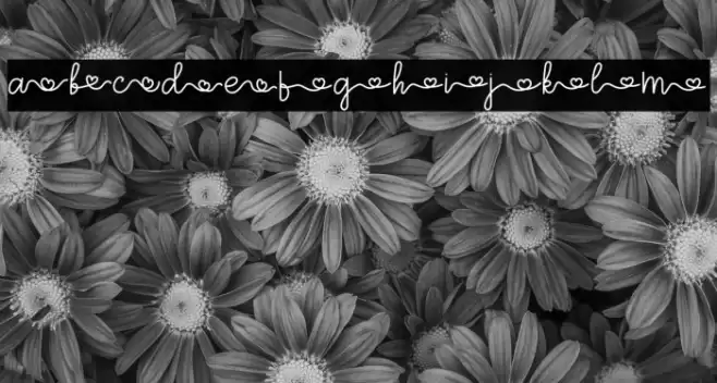 ArohA Demo Font examples