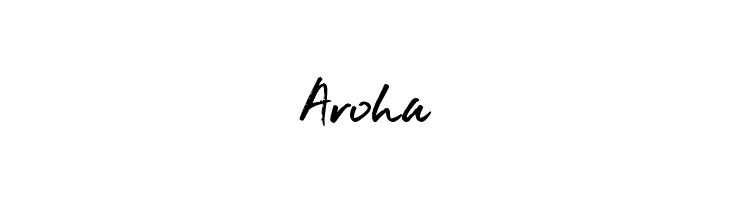 Aroha फ़ॉन्ट