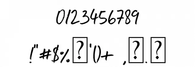 Aroha Font OTHER CHARS