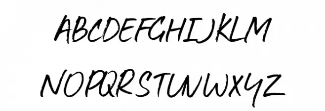 Aroha Font Litere mari