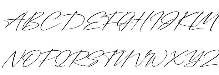 Arolse Belmonteria Script Italic フォント 大文字