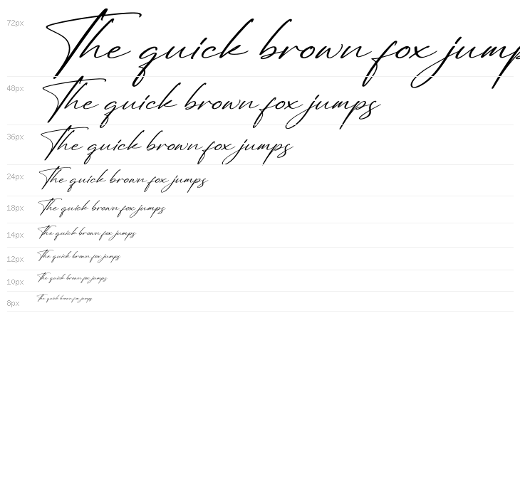 Arolse Belmonteria Script Italic Waterfall