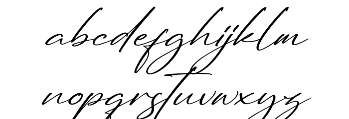 Arolse Belmonteria Script Italic フォント 小文字