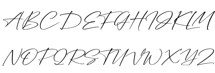 Arolse Belmonteria Script 字体 大写