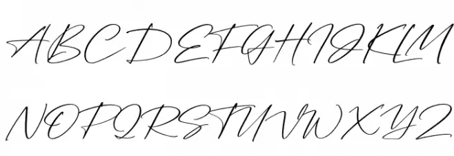 Arolse Belmonteria Script Caratteri MAIUSCOLE