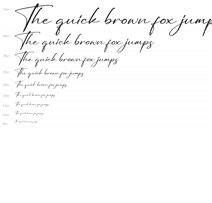 Arolse Belmonteria Script Waterfall