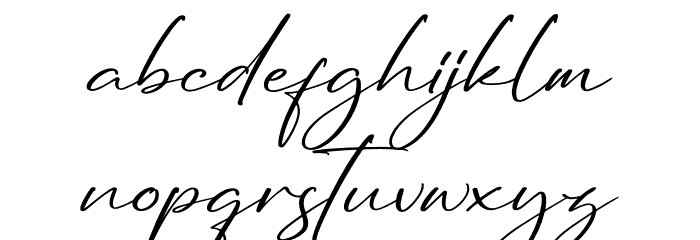 Arolse Belmonteria Script 字体 小写