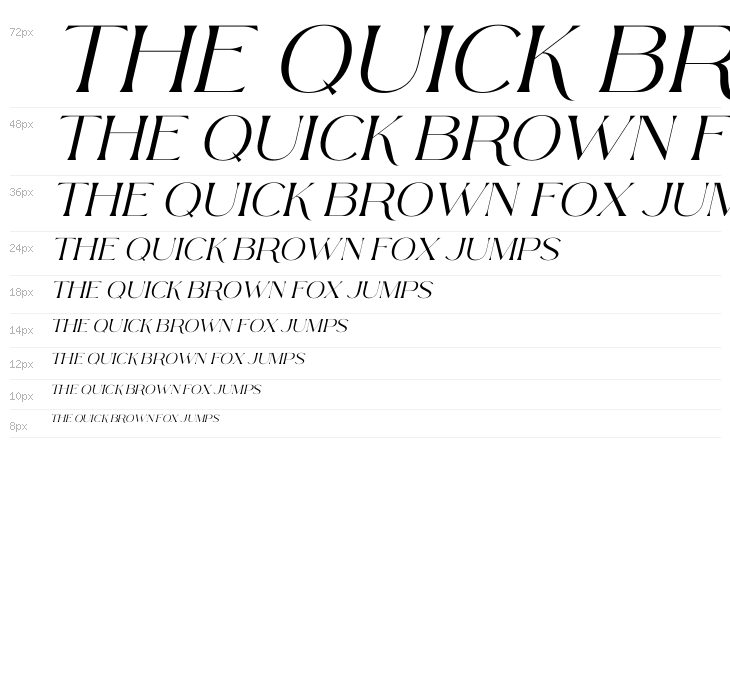 Arolse Belmonteria Serif Italic Waterfall