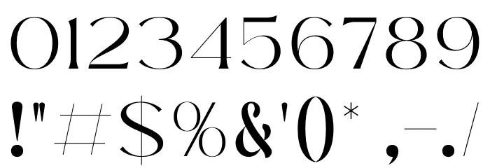 Arolse Belmonteria Serif Font OTHER CHARS