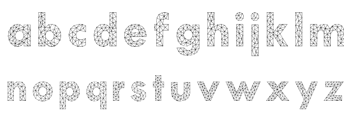 Aroly Font LOWERCASE