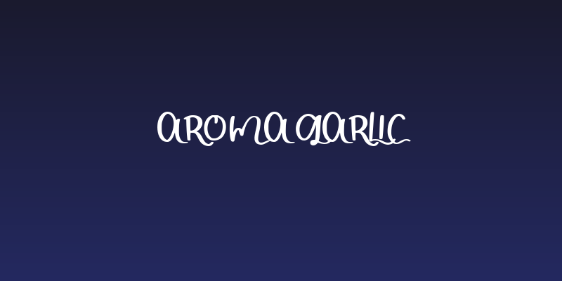 Aroma Garlic Social Header