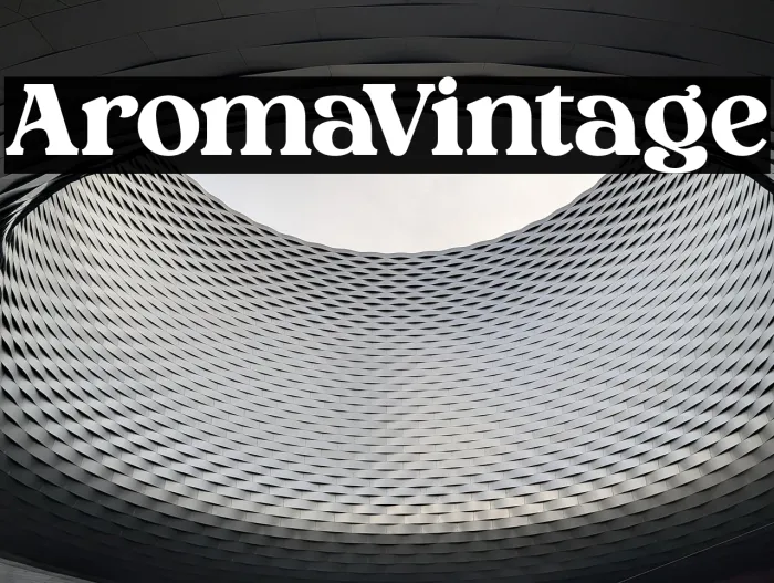 Aroma Vintage Example 1
