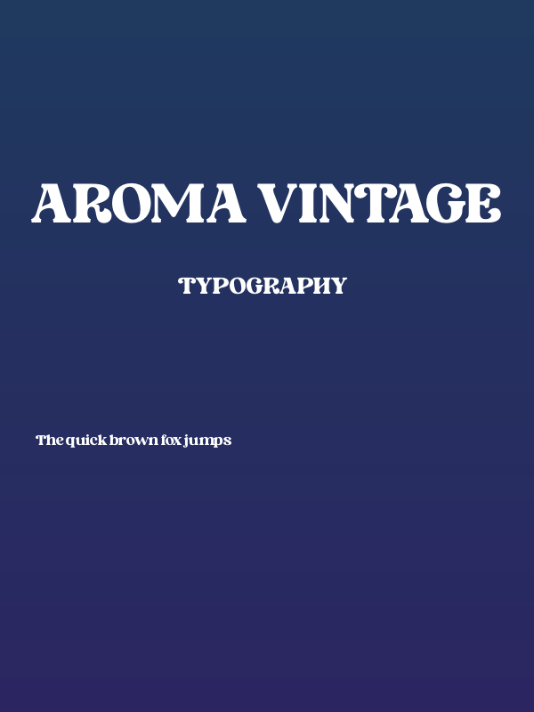 Aroma Vintage Poster