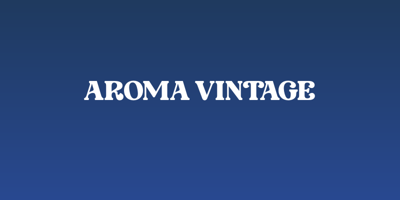 Aroma Vintage Social Header