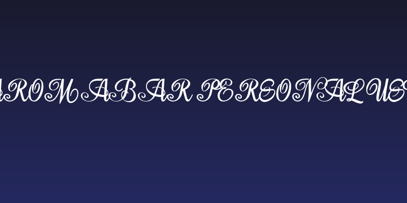 Aromabar Personal Use  Social Header