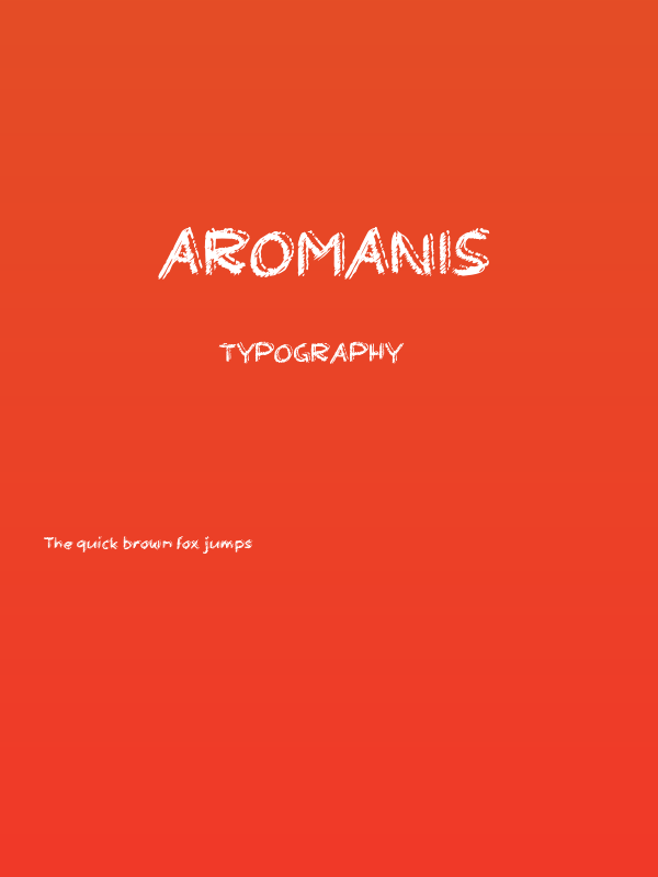 Aromanis Poster