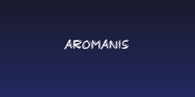 Aromanis Social Header