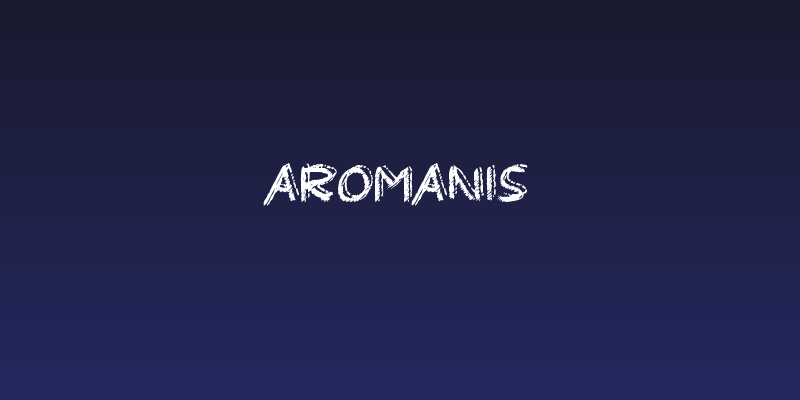 Aromanis Social Header