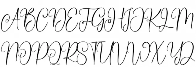 Aromatic Christmas 字体 大写