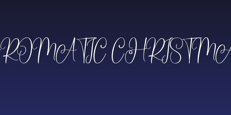 Aromatic Christmas Social Header