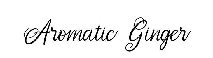 Aromatic Ginger  Descarca Fonturi Gratis