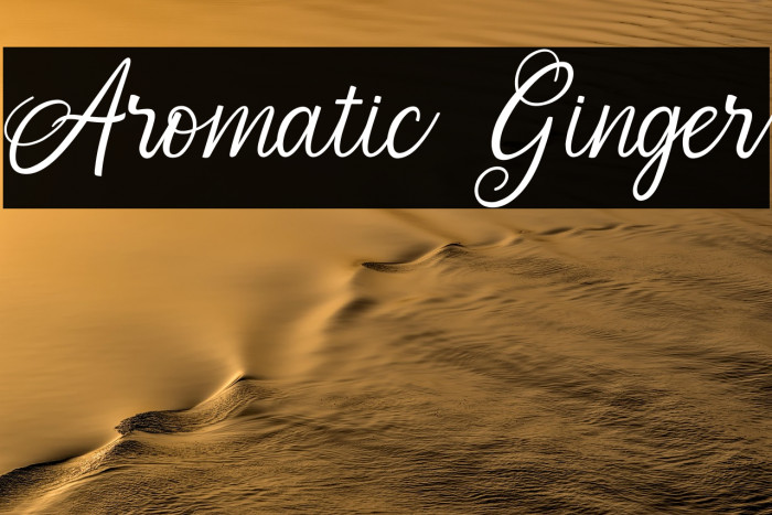 Aromatic Ginger Example 1