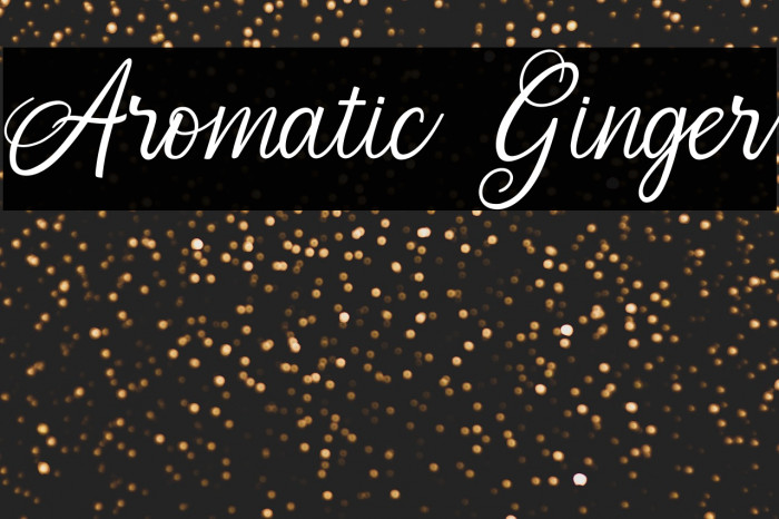 Aromatic Ginger Example 2