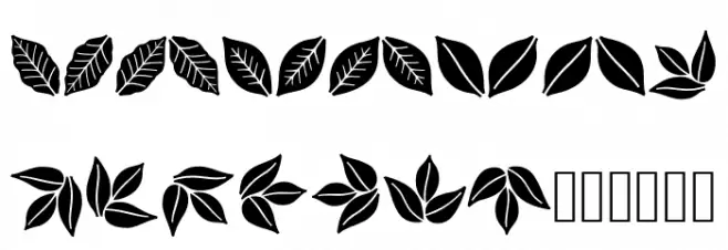 Aromatron Ornaments خط أحرف كبيرة