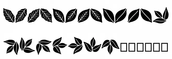 Aromatron Ornaments خط أحرف كبيرة