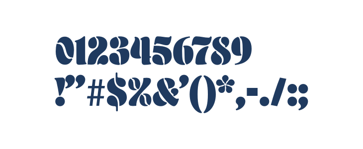 Aromatron Regular Other Characters