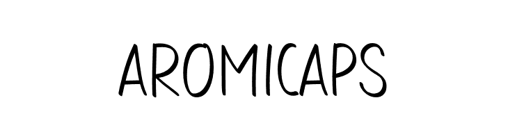 Aromi Caps  Frei Schriftart Herunterladen