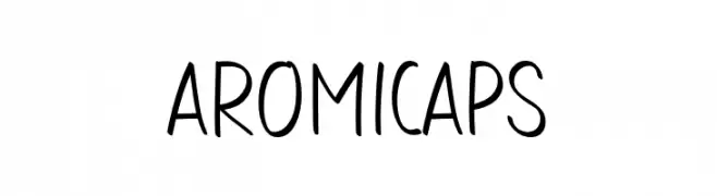 Aromi Caps  font caratteri gratis