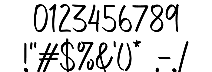 Aromi Caps Font OTHER CHARS