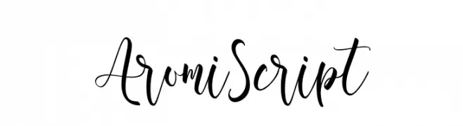 Aromi Script  Frei Schriftart Herunterladen