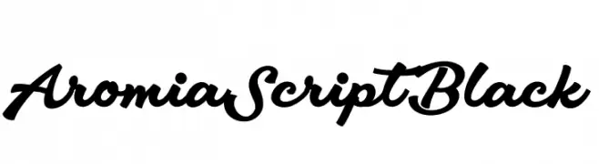 Aromia Script Black  Descarca Fonturi Gratis