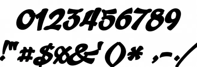 Aromia Script Black Font OTHER CHARS