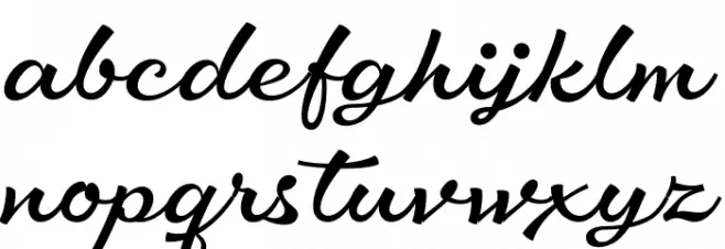 Aromia Script Thin Fuentes MINÚSCULAS