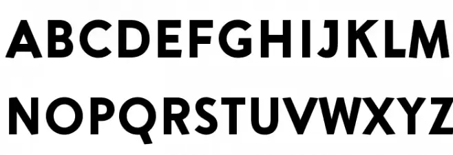 Aron Grotesque Black Schriftart Groß
