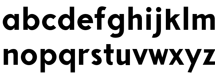 Aron Grotesque Black Font LOWERCASE