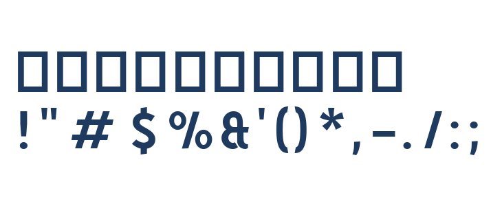 Aron Grotesque Bold Other Characters