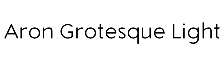 Aron Grotesque Light  Fuentes Gratis Descargar