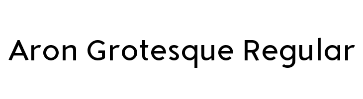 Aron Grotesque Regular  नि: शुल्क फ़ॉन्ट्स डाउनलोड