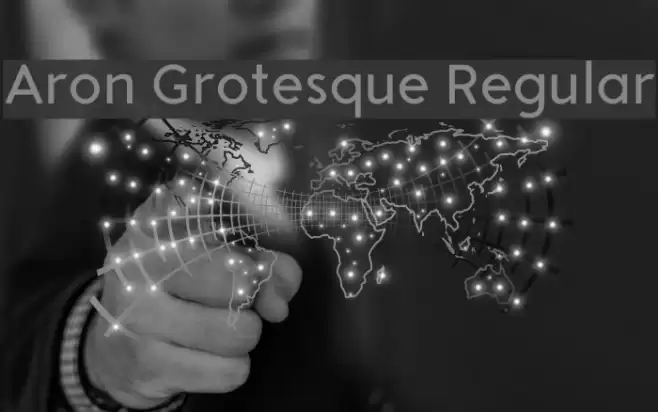 Aron Grotesque Regular Font examples