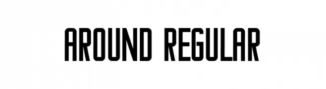 Around Regular  baixar fontes gratis