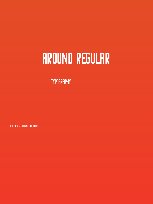 Around Regular Poster